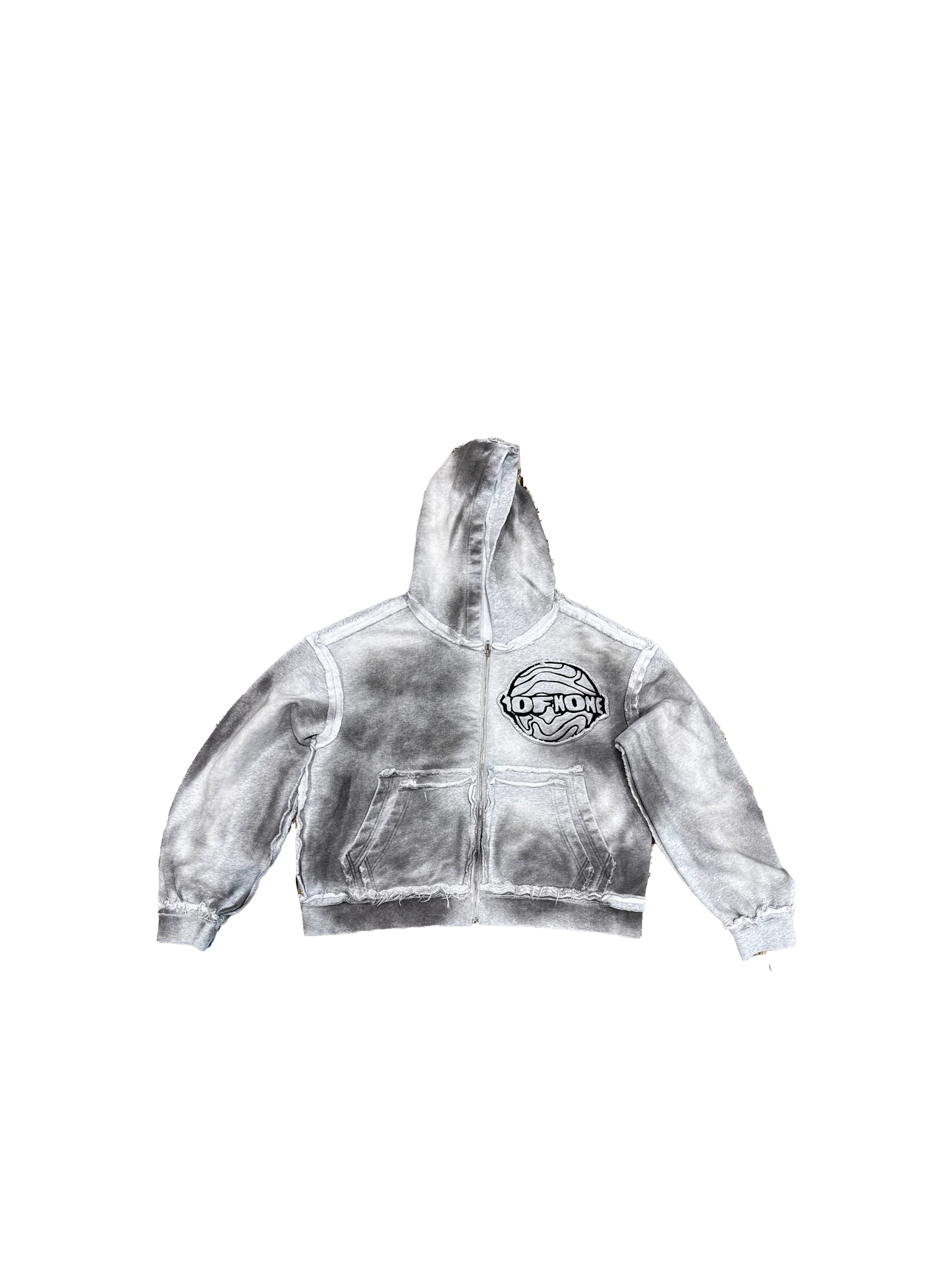 DOUBLE POCKET ZIP UP"SPACE GREY"