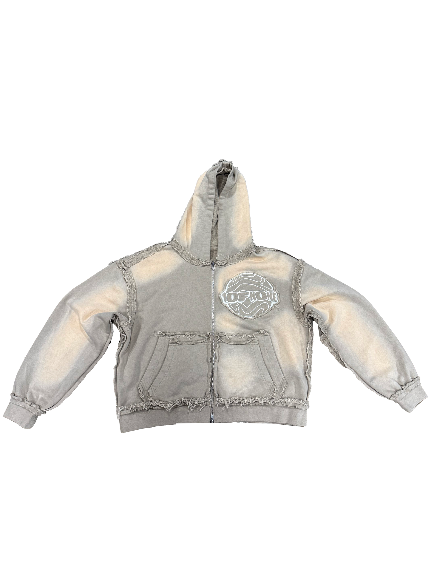 DOUBLE POCKET ZIP UP"CREAM"