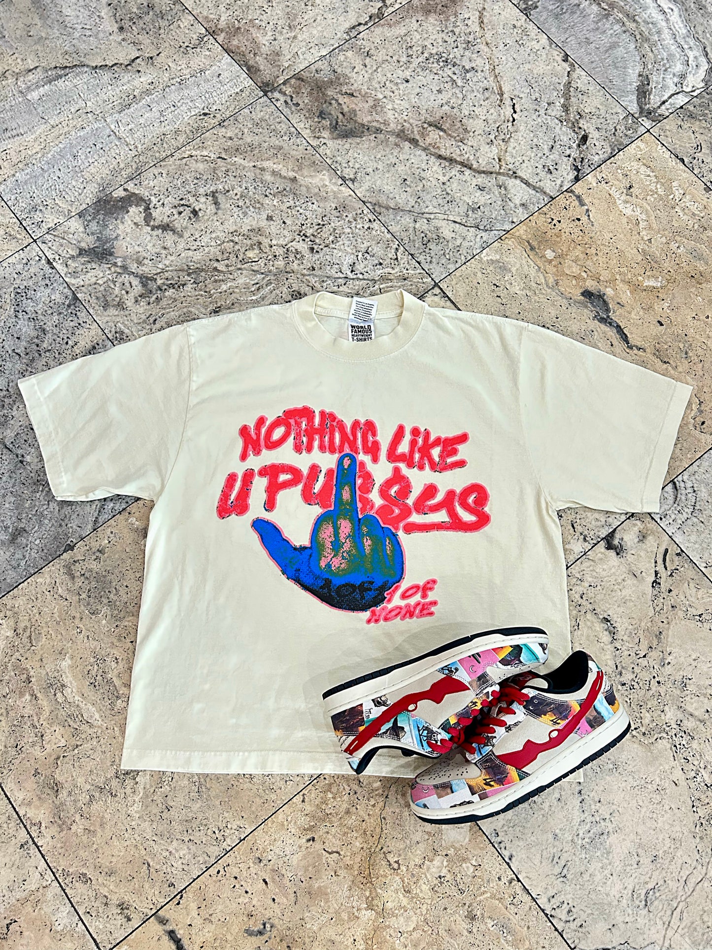 NOTHING LIKE U PU$$YS TEE "PINK CREAM''
