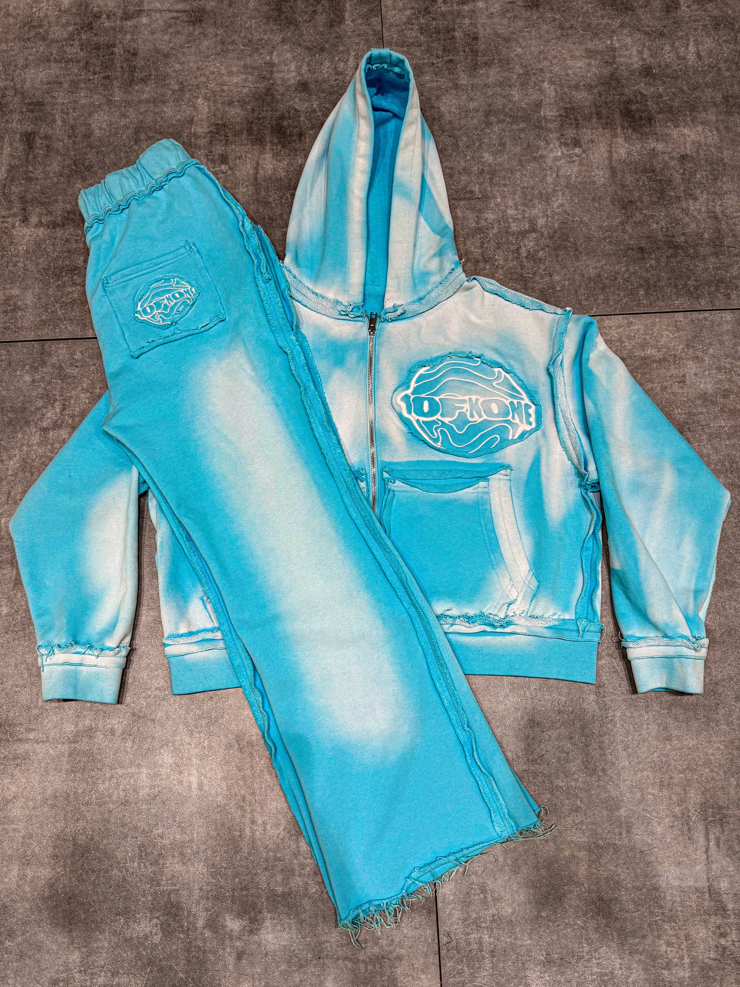 DOUBLE POCKET "ICE BLUE" SWEATSUITS