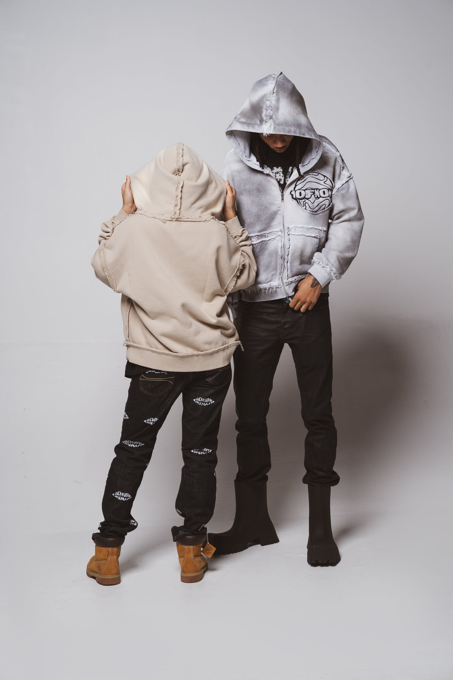DOUBLE POCKET ZIP UP"SPACE GREY"