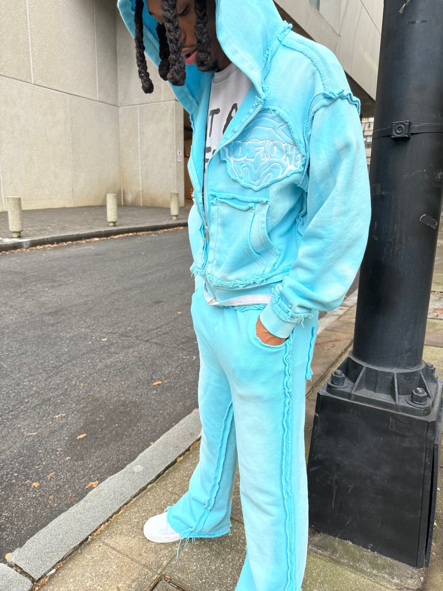 DOUBLE POCKET "ICE BLUE" SWEATSUITS