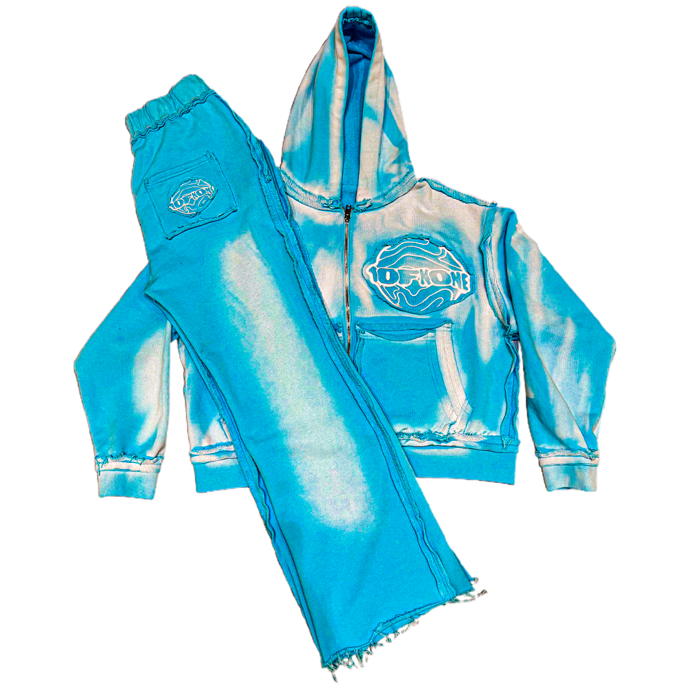 DOUBLE POCKET "ICE BLUE" SWEATSUITS