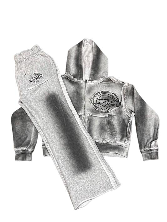 DOUBLE POCKET "SPACE GREY" SWEATSUITS