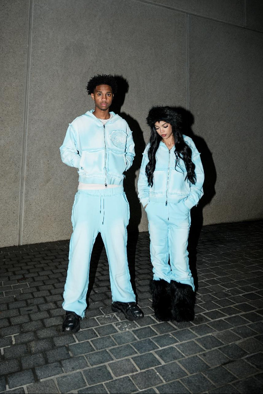 DOUBLE POCKET "ICE BLUE" SWEATSUITS